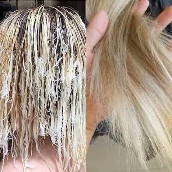 Cabello muy dañado por la decoloración